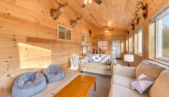 Pet-Friendly Couderay Cabin w/Boat Dock + Grill!