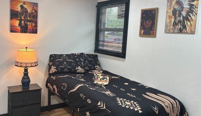 Pocahontas bedroom in two bedroom, 1 bath unit