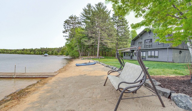 Private Beach: Lakefront Escape in Brainerd!