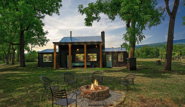 Private Cottage on 70 Acres, Trout Stream, with EV Charger, a secret hideaway….