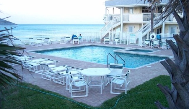 PRIVATE ENTRANCE in residential beachfront area, Ocean Sands Beach Club resort