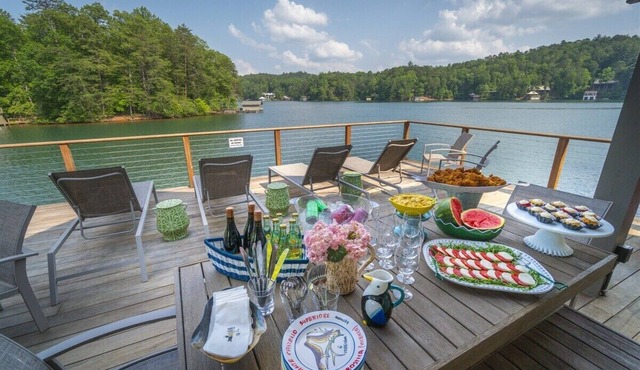 Rest Ashored - Lake Burton 4BR retreat with hot tub, boat slip, fire pit.