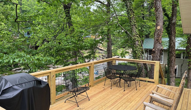 Riverfront cottage within walking distance to downtown Chimney Rock.