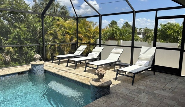 Screened Heated Pool Near Beach