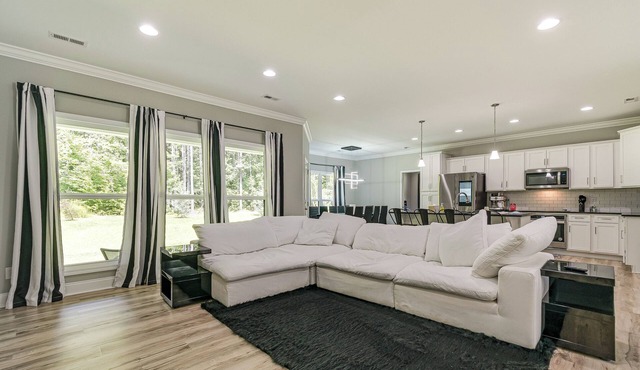 Secluded 18-Acre Retreat in Staley w/Game Room