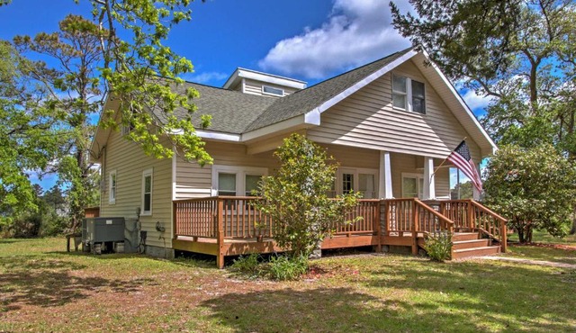 Secluded & Quiet Atlantic Home: 1 Mi to Boat Ramp!