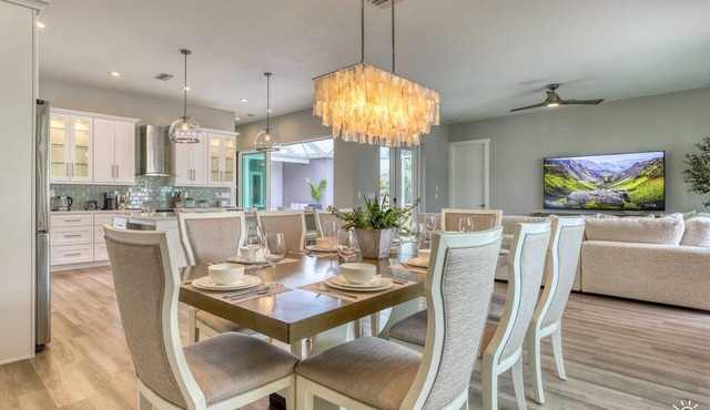 Siesta Key Modern Villa Retreat with Heated Pool & Spa
