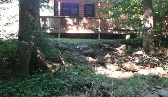 Small, quiet, romantic, reasonably priced cabin, next to a great trout stream