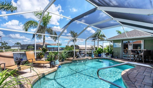South Gulf Cove 3 Bedroom Canal Pool Home