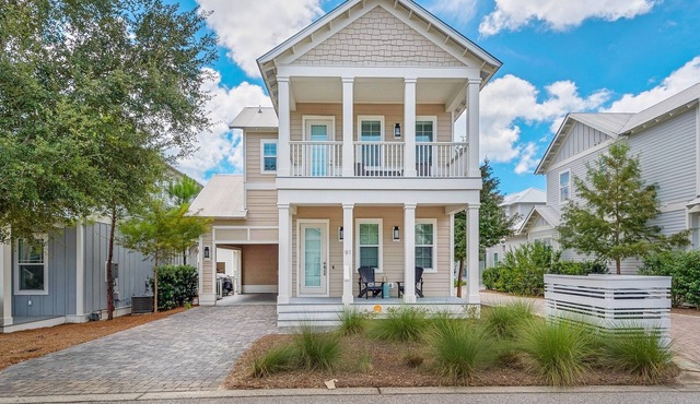 ☀️Spacious Balcony-Luxury 30A-Bikes-Pool-Grayton 91