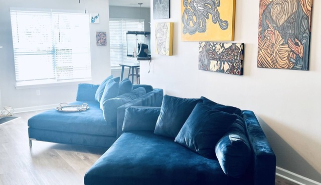 Spacious house with an artsy flair