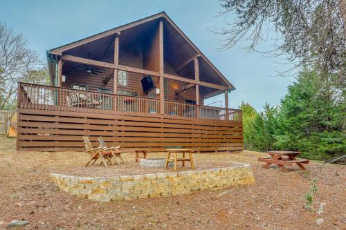 Steps to Lake Lanier: Wooded Escape w/Boat Dock