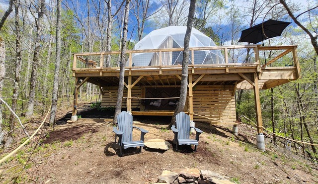 Stunning Lakeside Glamping Dome