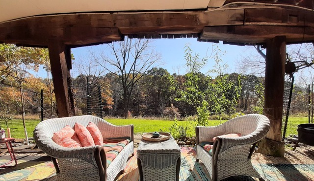 Tranquility and charm in a converted antique barn