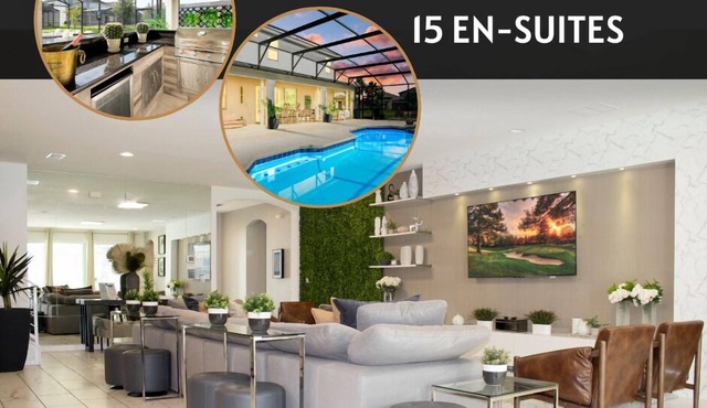 UNIQUE MASTERPIECE|15 Suites|Sleeps 30