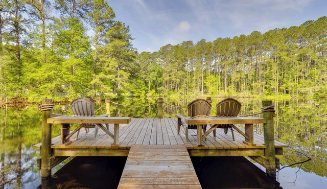 Waterfront Home w/Fishing Dock in Tallahassee!