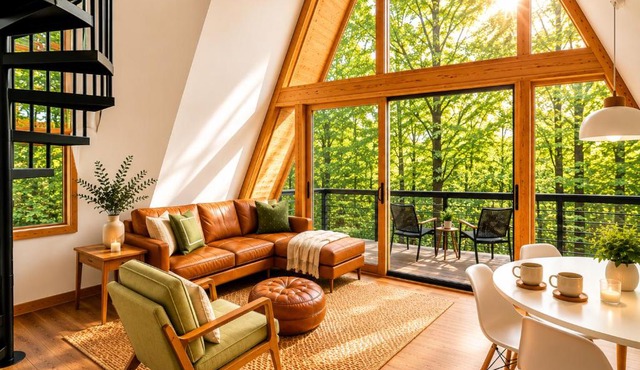 White Oak Haven-Cozy Forest A-frame near Bentonville