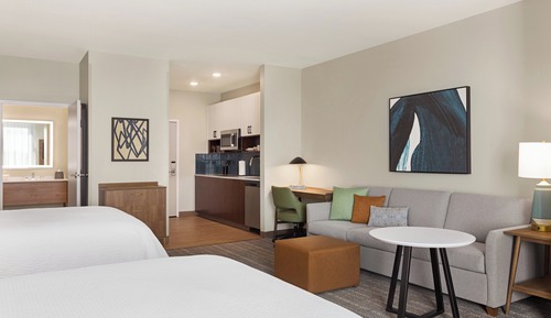 Studio Suite, 2 Queen Beds, Accessible, Non Smoking (Communications Accessible, Kitchen)