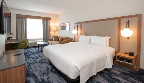 Room, 1 King Bed with Sofa bed, Roll-in Shower