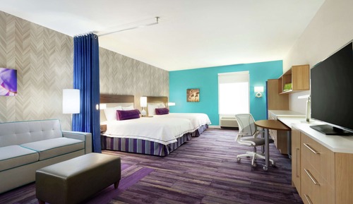 Studio, 2 Queen Beds, Accessible, Bathtub (Mobility & Hearing)