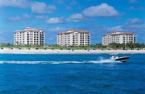 Palm Beach Shores Villa | Villa, one bedroom master suite with an ocean-front view. Sleeps 4